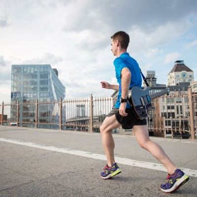 Running with Guitar #1 - Color